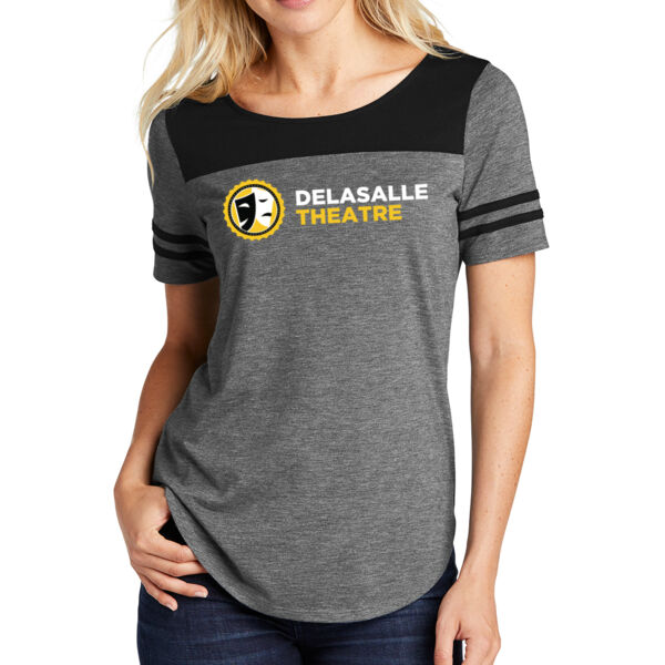 Sport-Tek ® Ladies PosiCharge ® Tri-Blend Wicking Fan Tee - Printed Logo Thumbnail
