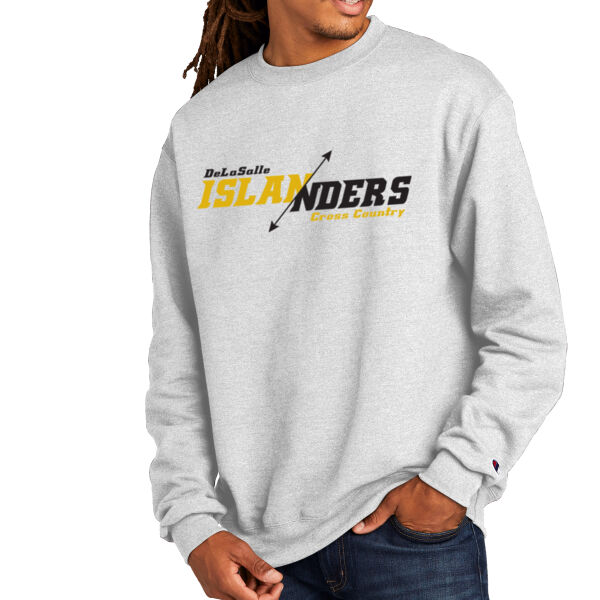 Champion® Powerblend Crewneck Sweatshirt - Printed Logo ** Add Name for $5! ** Thumbnail