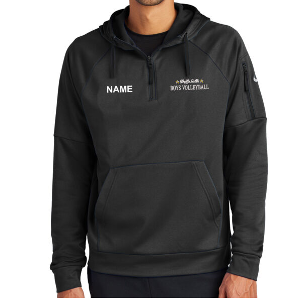 Nike Therma-FIT Pocket 1/4-Zip Fleece Hoodie - Embroidered Logo ** Add Name for $5! ** Thumbnail