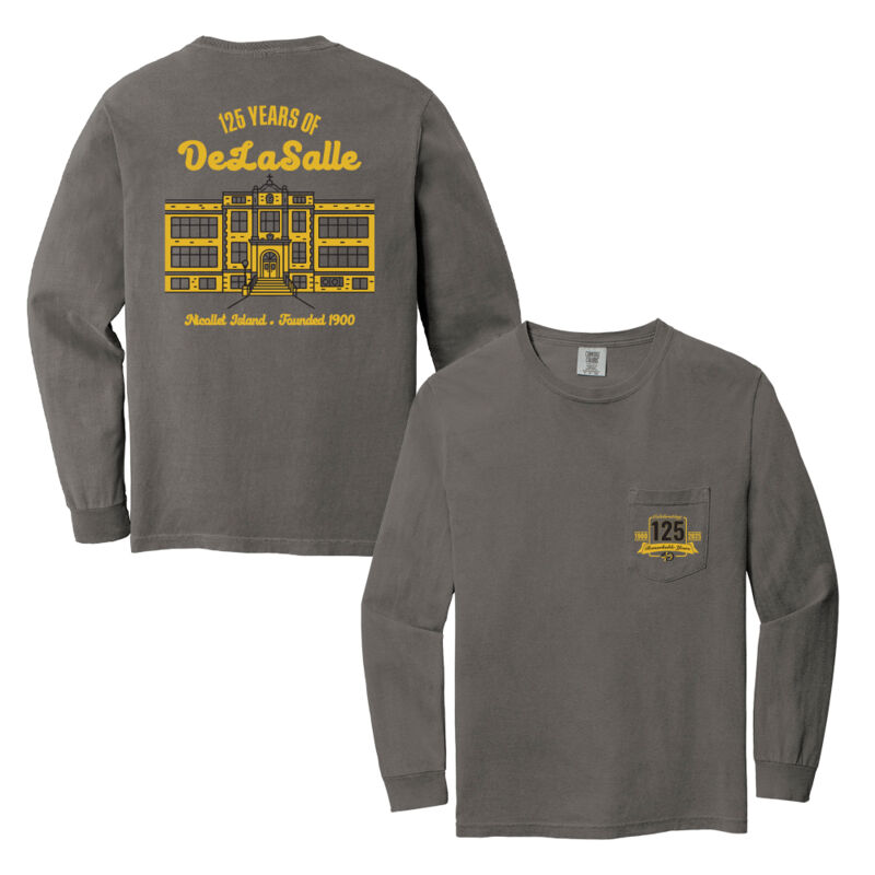 Comfort Colors - Garment-Dyed Heavyweight Long Sleeve Pocket T-Shirt - Printed Logos Thumbnail