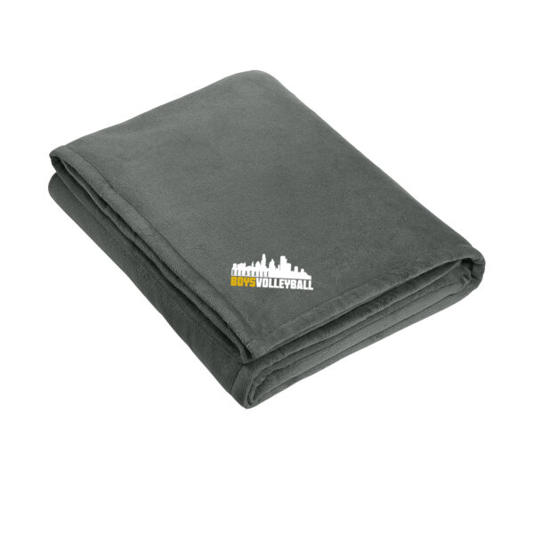 Port Authority® Mountain Lodge Blanket - Embroidered Logo Thumbnail